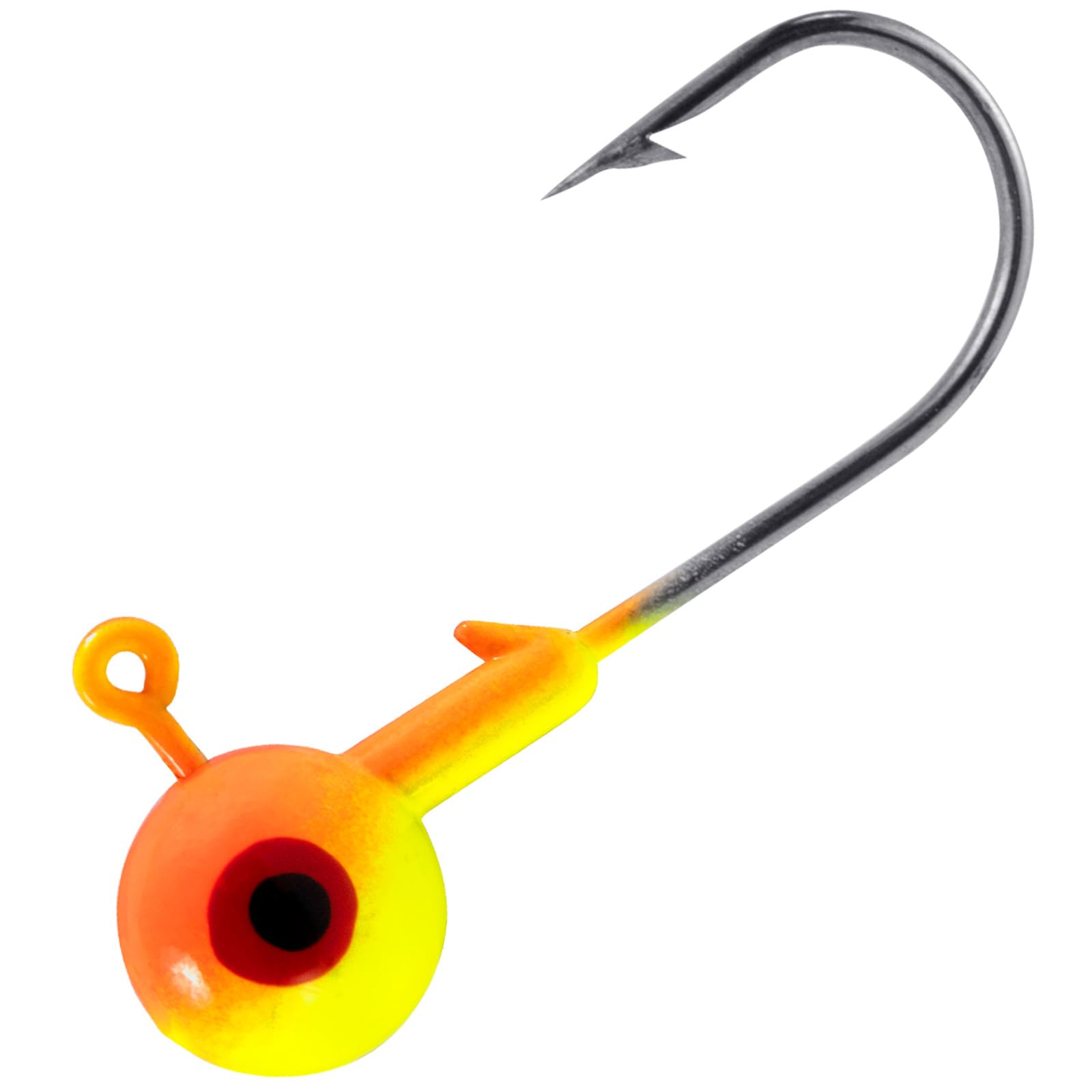 Dr.Fish 20 Pack Fishing Jig Heads, Crappie Jig Round Ball Head Freshwater Fishing Hooks Bass Trout Panfish Walleye Bluegill Saltwater