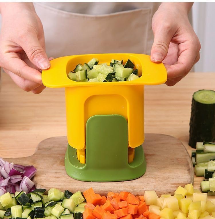 Cortadora manual multifuncional para vegetales amarilla miniatura 7