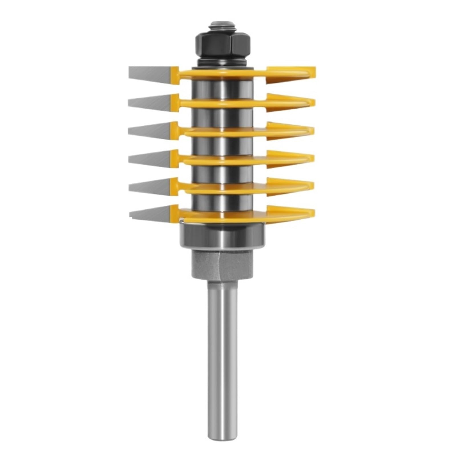 1 szt. 8mm 12mm 1/2 "trzpień fabrycznie nowy 2 zęby regulowane przegub palcowy frez klasy przemysłowej do narzędzia drewna(8mm shank)