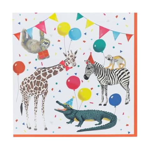 Talking Tables Safari Themed Paper Napkins Cover