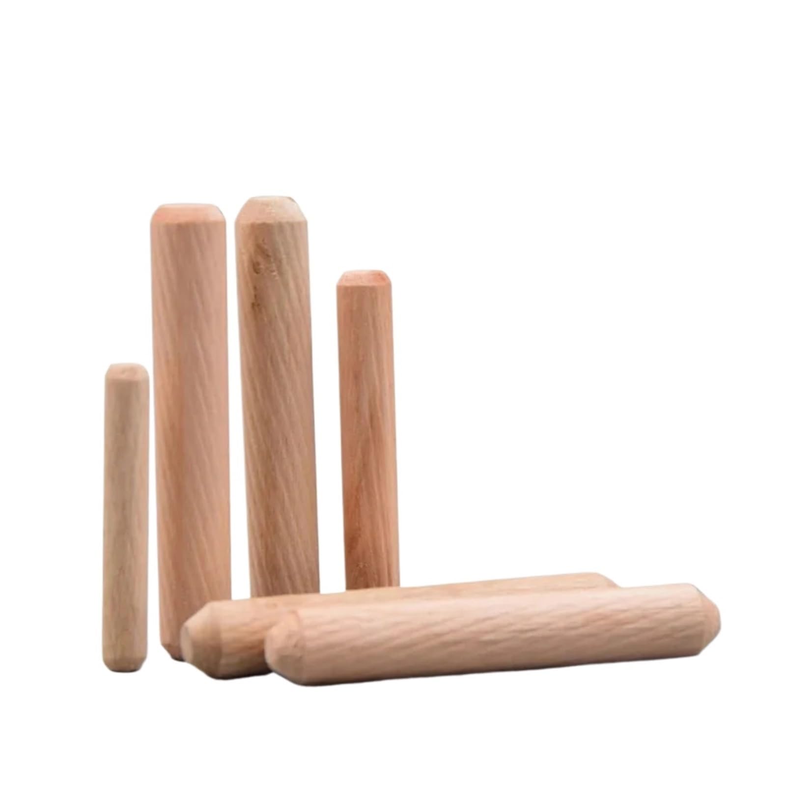 Drewniane patyczki do rękodzieła Wooden Dowels Assorted, Dowel Pins Pack Of 50 M12 By 30-100mm Natural(M12x100mm)