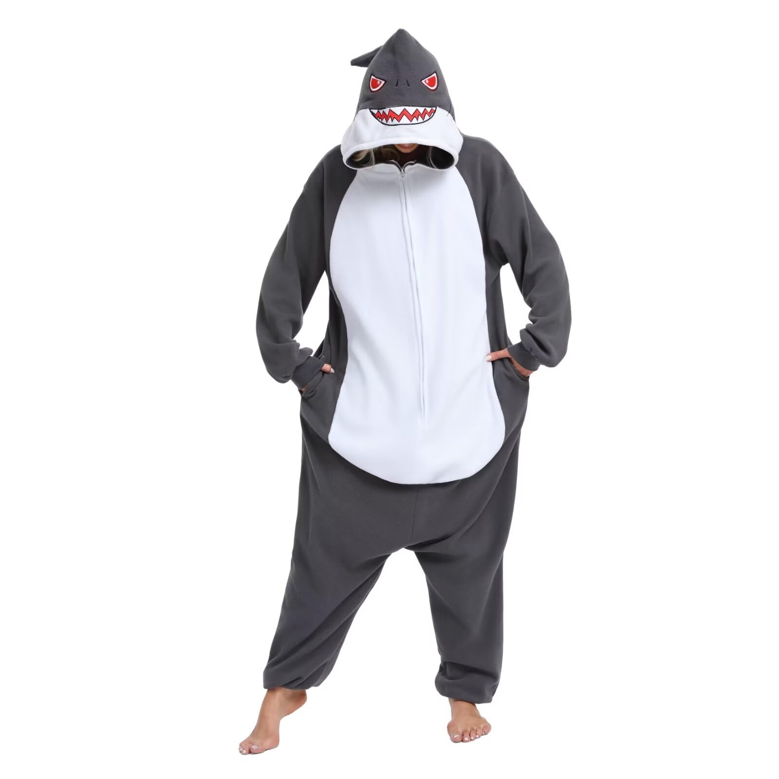 LBJR Disfraz de Animal Adulto Pijama Entero Animales Mujer Hombre — view 29