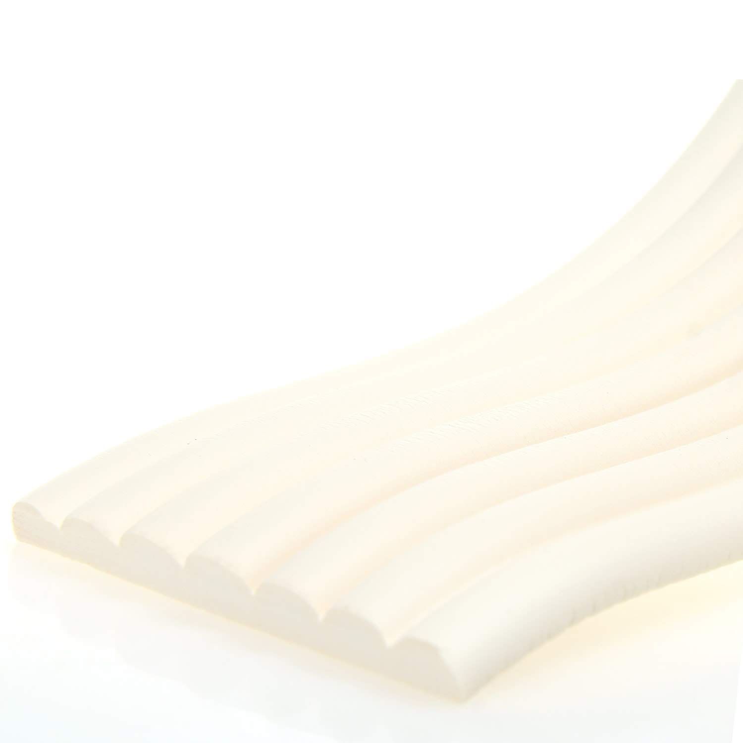 Uniwersalny bufor zabezpieczający 2 x 80 mm, ochrona przed uderzeniami gąbka, biały, KXD7002