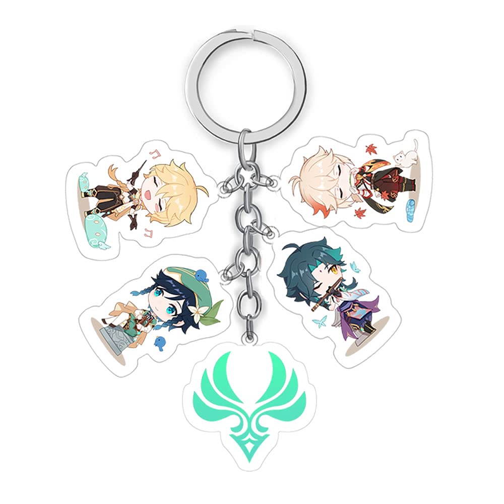 Buy Genshin Impact Ayaka Keychains,Game Kazuha Kokomi Cosplay Yoimiya