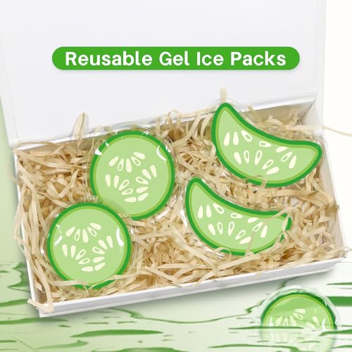 Image of ZNOCUETOD Reusable Gel Eye Pads for Puffiness & Dark Circles - Cold /Warm Therapy Compress with Cooling Under Eye Patches, Reduces Wrinkles & Redness, Pain Relief Eye Mask for Relaxation