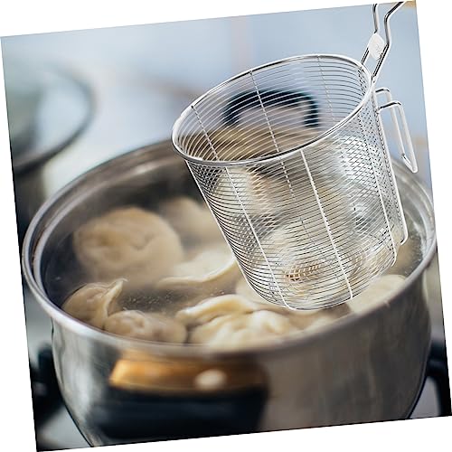 OKUMEYR Panela Quente Escorredor De Macarrão Skimmer Cesta De Fritura Skimmer Para Bolinho Peneira P