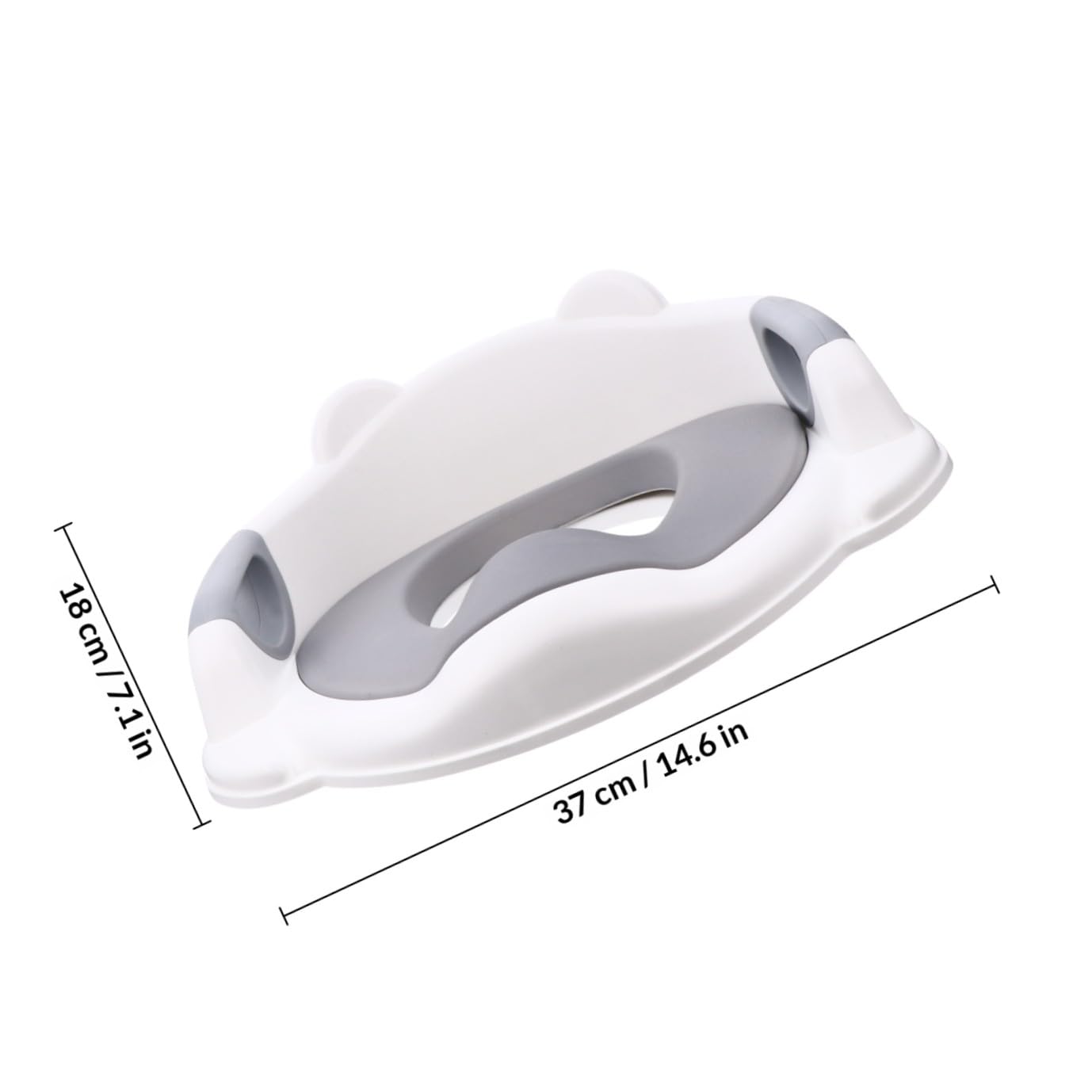 Hohopeti 1pieza Asiento De Inodoro Infantil Pu Elevador Para Potty Training Adaptable Antideslizante y De Limpiar Para Casa y