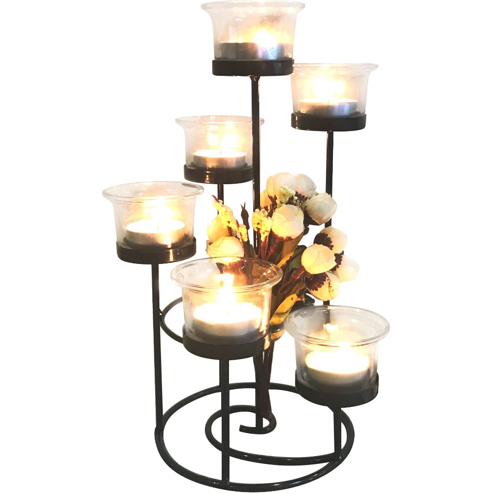 Amazon.co.jp: YUYAKESHI 蝋燭立て キャンドルスタンド 燭台ホルダー