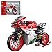 SESAY Technik Motorrad Bausteine Bausatz für Ducati 1299, 803 Teile Technik Rennen Motorrad Modell, Kompatibel mit Lego Technik