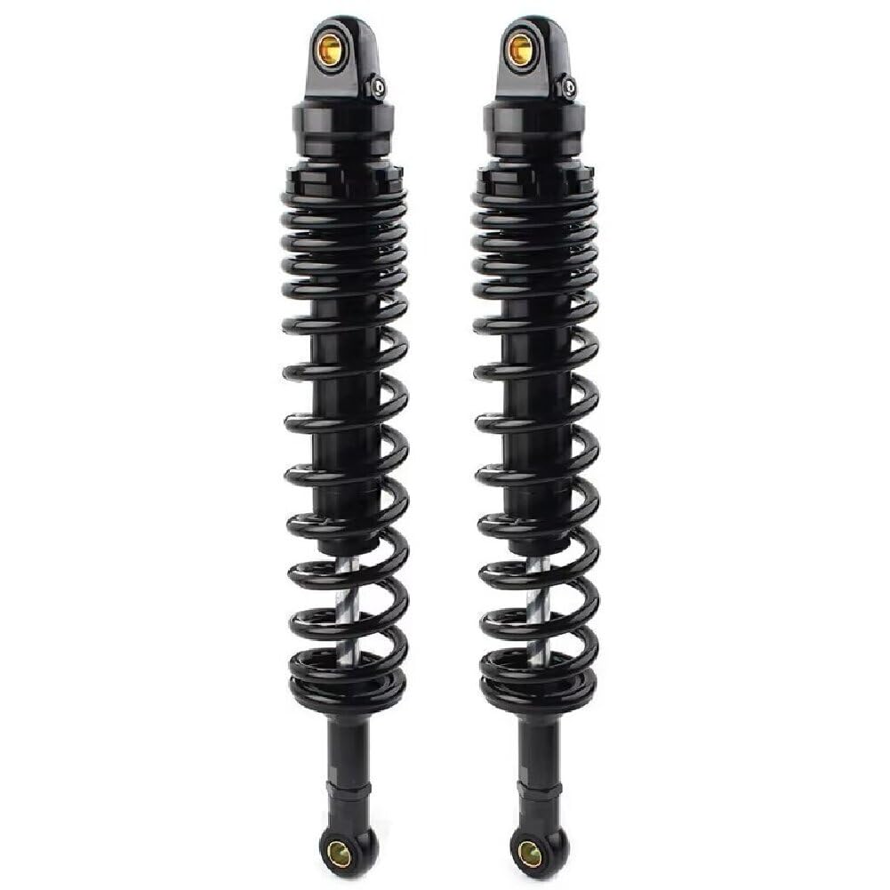 Universale Ammortizzatori Posteriori 8mm Molla Sospensione per XT500 RM370 SP500 GT550 CB700 CB400 XL185 XL125 ZRX1100 300cc Motorrad Geländefahrzeug ATV 380MM Nero