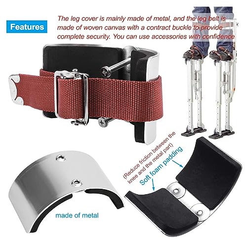 Luqeeg 2 Pcs Stilts Straps, Leg Band Straps with Adjustable Size - Image 4