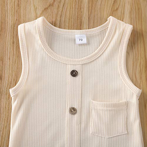 Image of Newborn Summer Baby Boy Girl Rompers Bodysuit Jumpsuit Playsuit One Piece Outfit Clothes