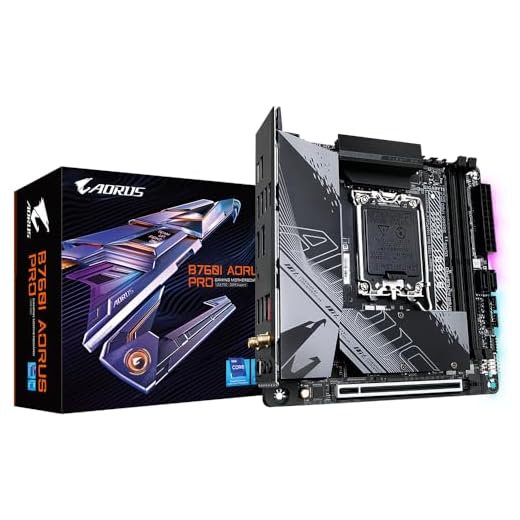 Placa Mãe Gigabyte B760I AORUS PRO AX, Wifi e Bluetooth, LGA 1700, DDR5, HDMI, DisplayPort, USB 3.2, M.2