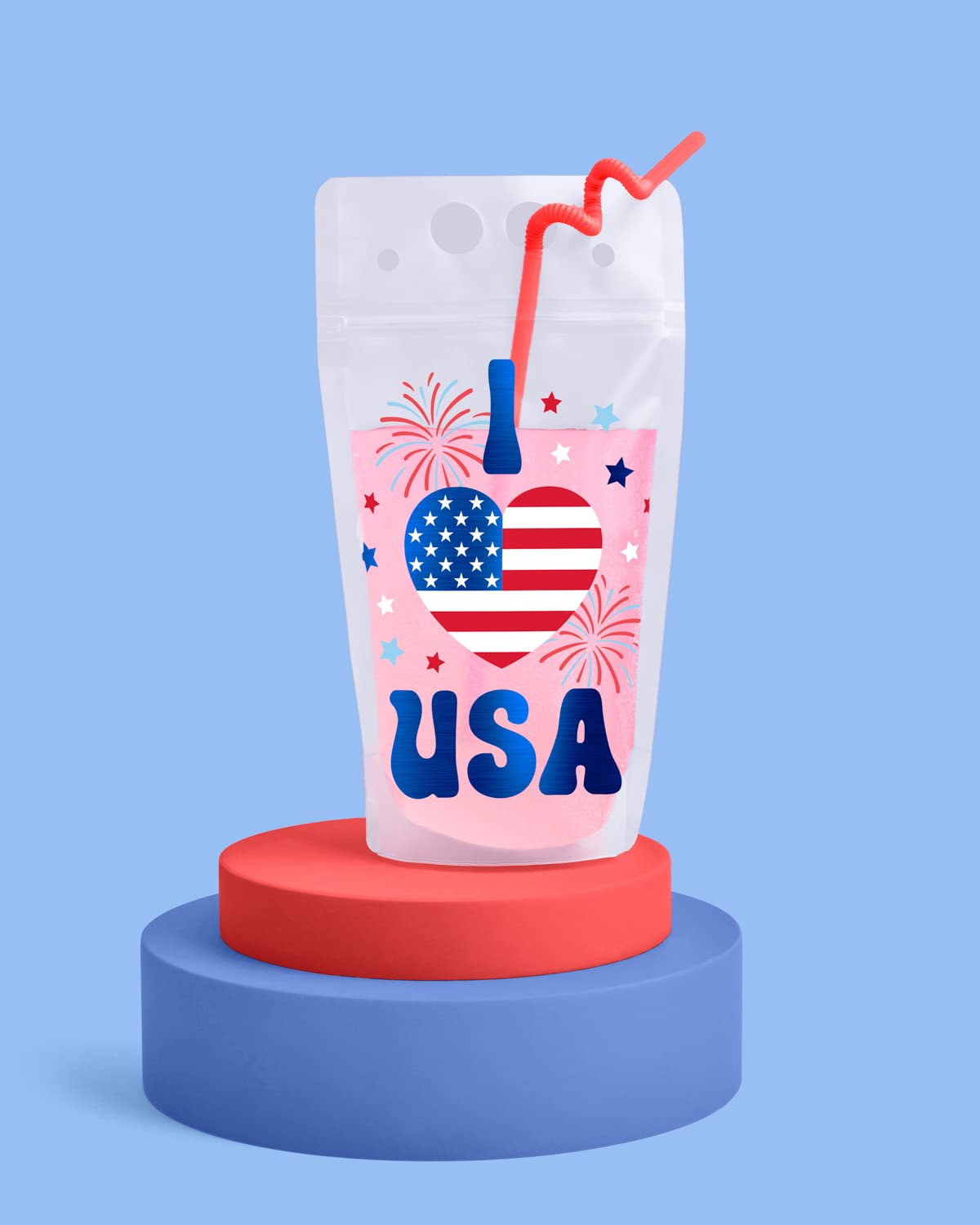 „Party In The USA“ Banner – 4. Juli Dekoration, Amerikanische Flagge, Für Independence Day Feier