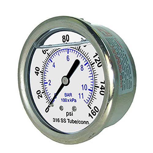 PIC Gauges SEC-302DFW-254V Éviter Surpression Cadran 2.5