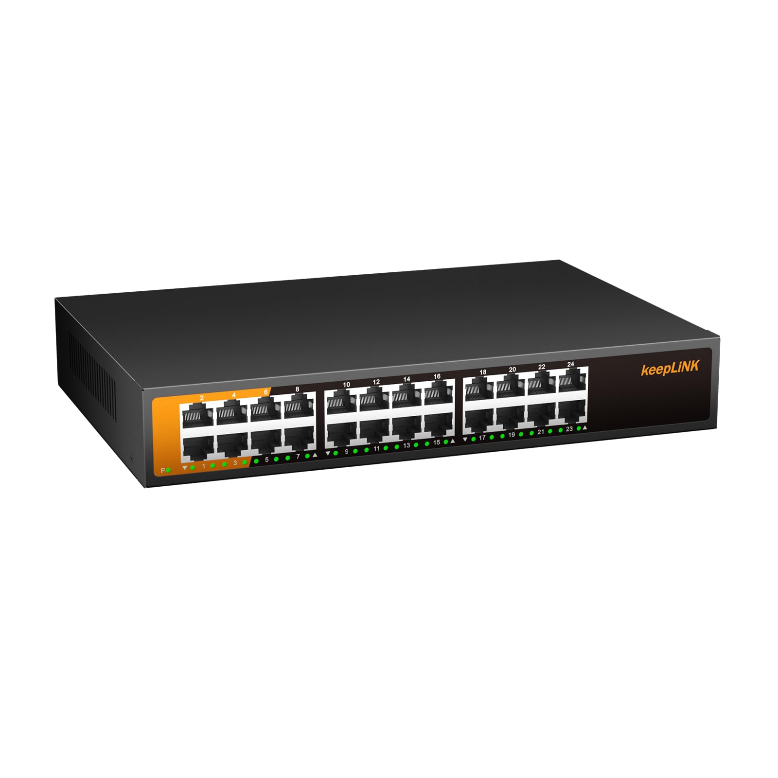 Amazon.co.jp: keepLiNK スイッチングハブ 24ポート Giga対応