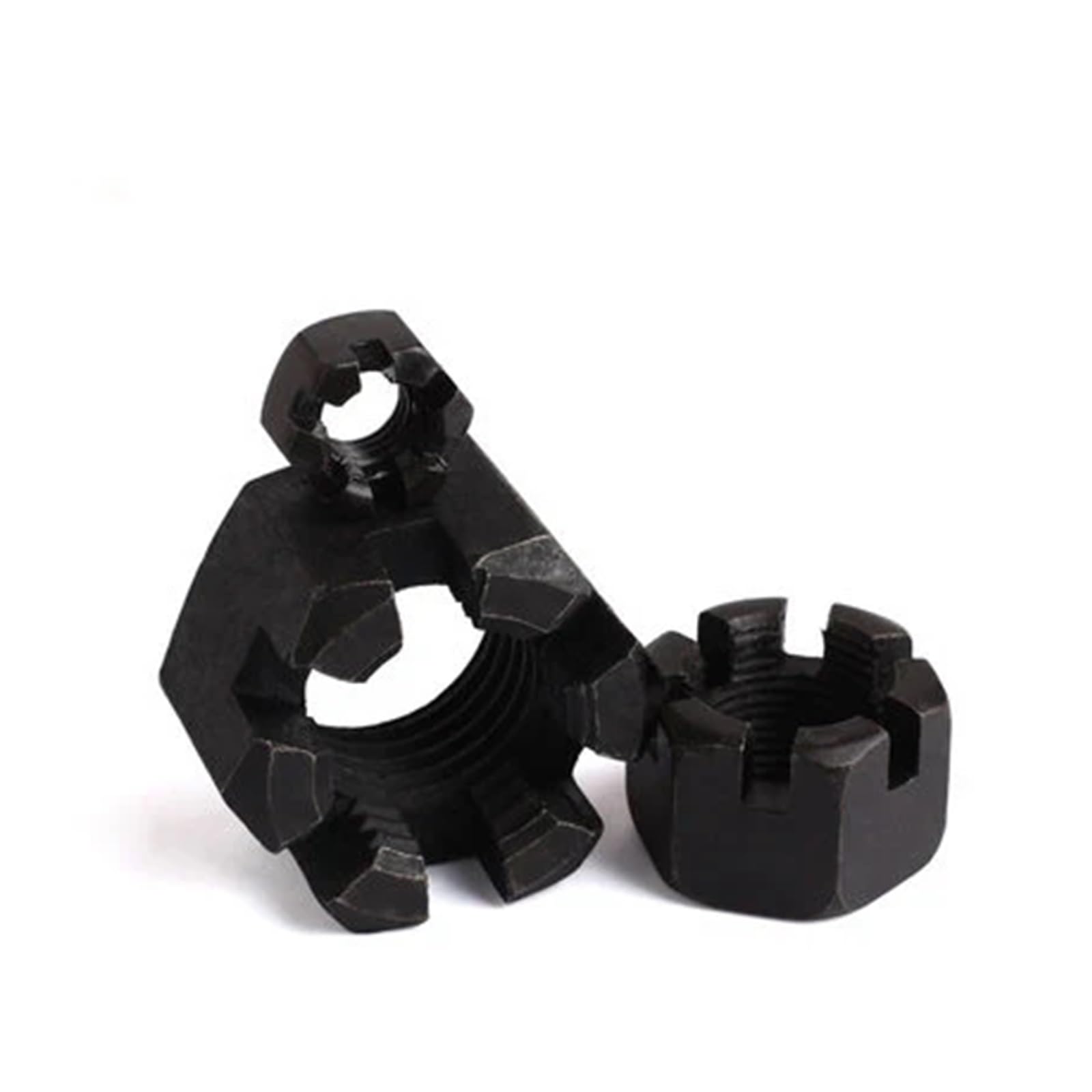 Dado esagonale scanalato GB58 M6 a M18 dadi di bloccaggio scanalati di varie dimensioni, confezione da 5 in acciaio al carbonio(16mmx2mm)