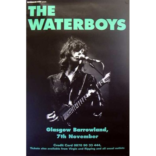 Affiche The Waterboys Glasgow Barrowland poster 100x150 cm pour salon