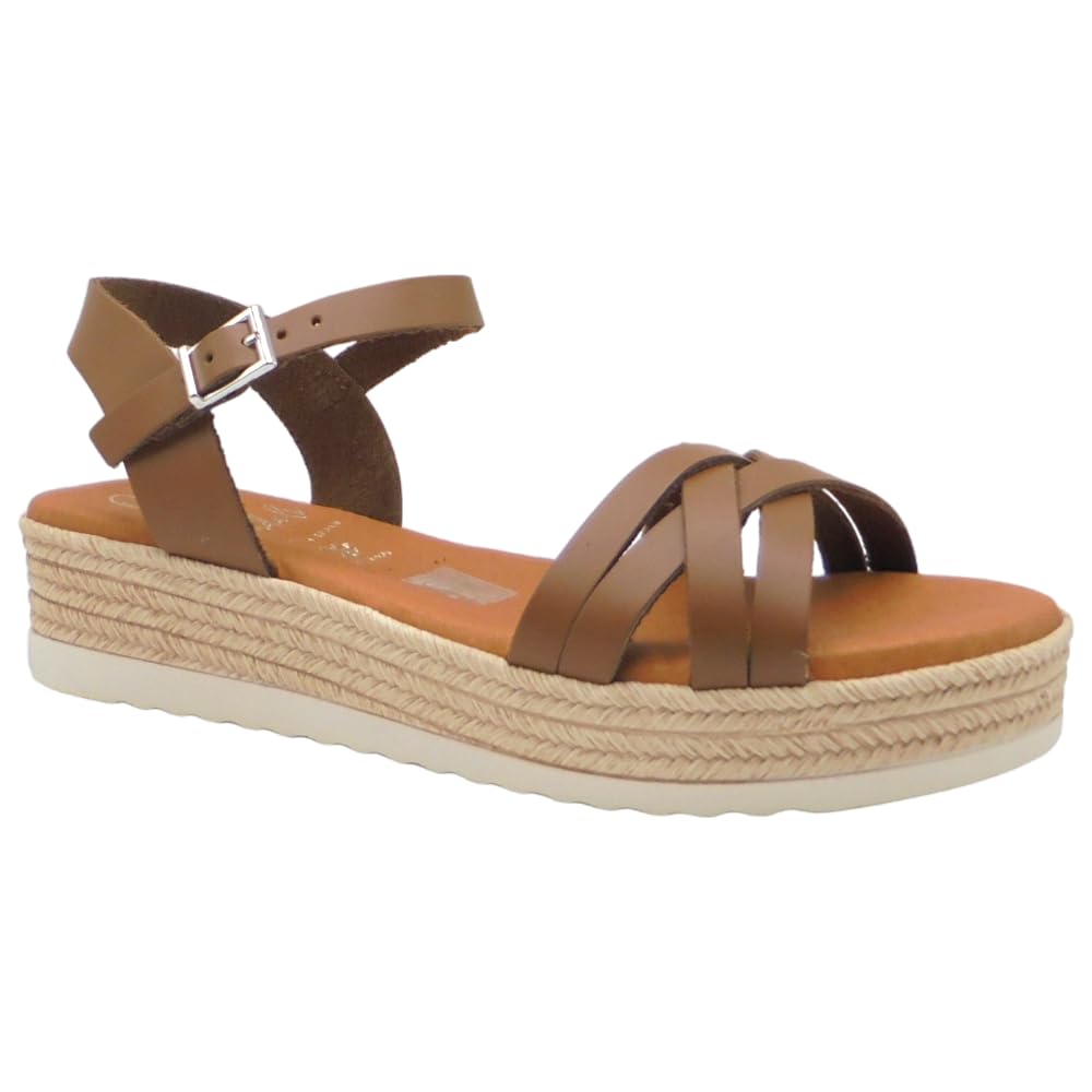 Oh! My Sandals - 6010 Zara Sandalias de Mujer cómodas con Plataforma Ligera y Plantilla Gel, Fabricadas en españa para: Mujer