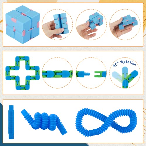 Kizcity 72 Pcs Fidget Toys Pack For Kids, Pop Fidget Its Toy, Pop Push It Party Favors Small Mini Bulk Autism Sensory Toys, Stress Relief Autistic Toys Fidget Box Poppet Treasure Classroom Prizes #TOP4