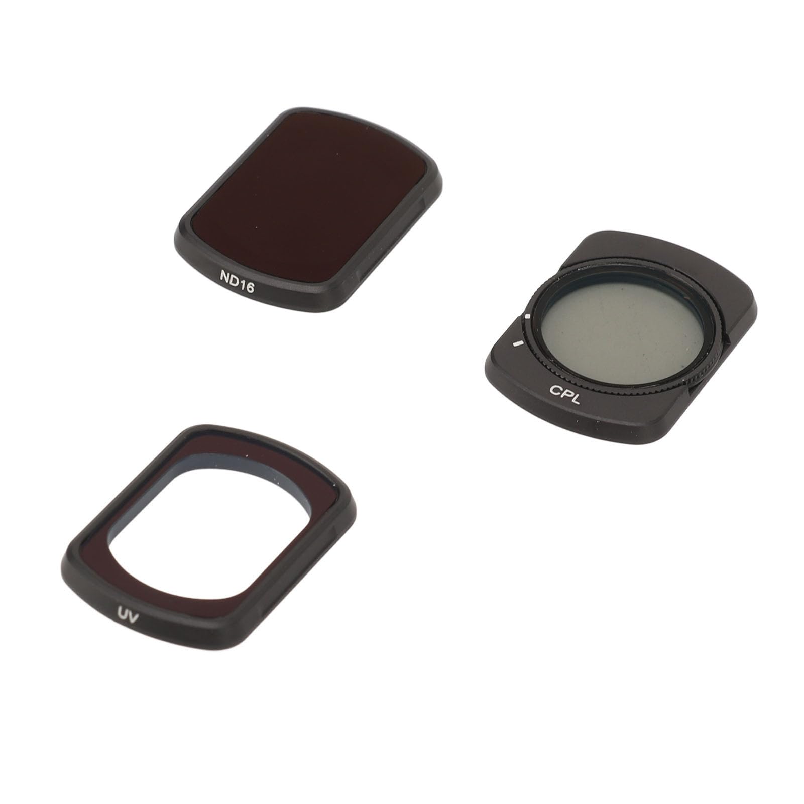 SUNGOOYUE Kit de Filtros UV ND16 CPL, Filtros Magnéticos para Lentes de Cámara de Drones Que Reducen el Deslumbramiento y el Reflejo, con Nanorrevestimiento Multicapa para Drones Pocket