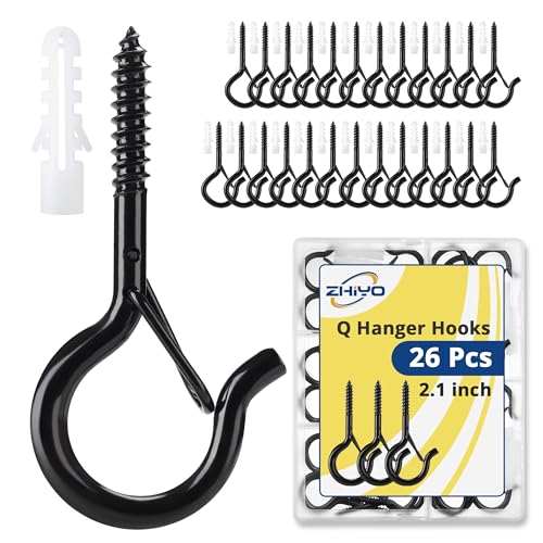 Zhiyo CQB-DXAAA0111-823 26 Pcs Screw Hooks With Safety Buckle cover