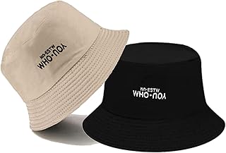 JAZAA Bucket Hat for Women Men Teens Reversible Summer Beach Sun Hat Packable Fisherman Cap for Travel Outdoor Hiking Price In India