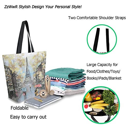 Chic Cute Fashion Style Pattern Extra Large Shoulder Tote Bag for Beach Travel Weekender Gym Grocery Shopping2