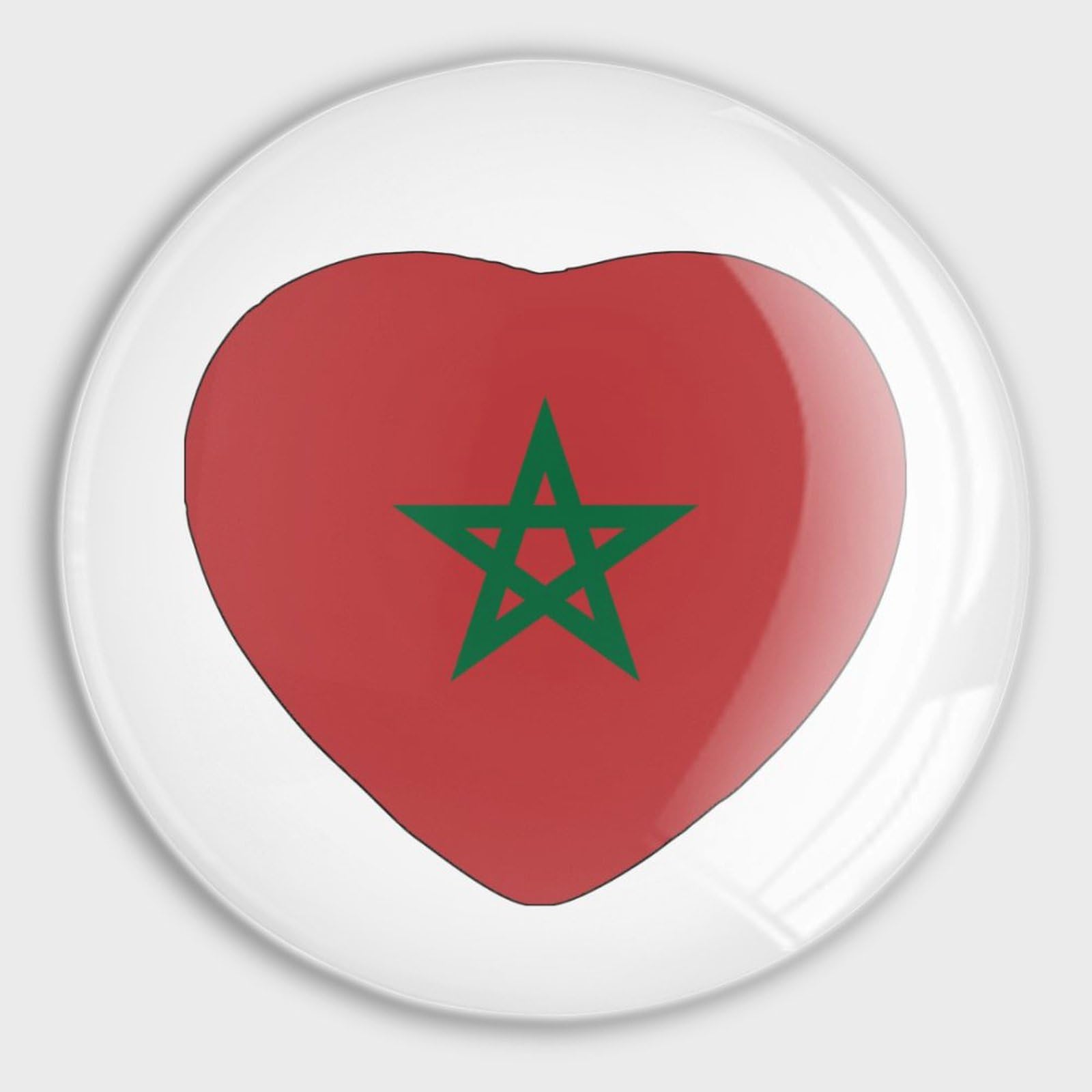 Cadeau souvenir du Maroc avec ces aimants en verre ronds