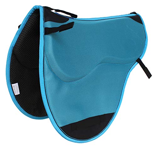 Pro Rider Horse English Endurance Treeless Non-Slip Neoprene Saddle Pad Turquoise 6405TR