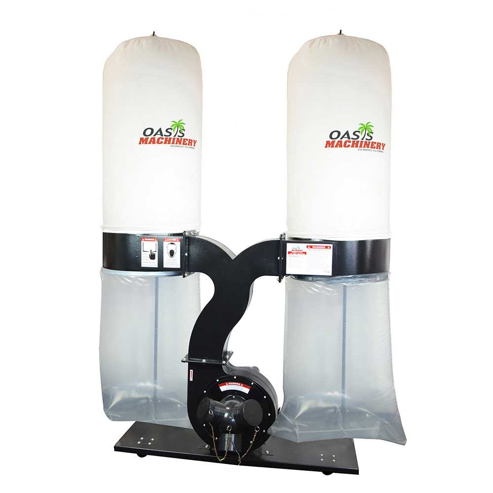 Oasis Machinery DC5000 Heavy Duty 5 HP Wood Dust Collector