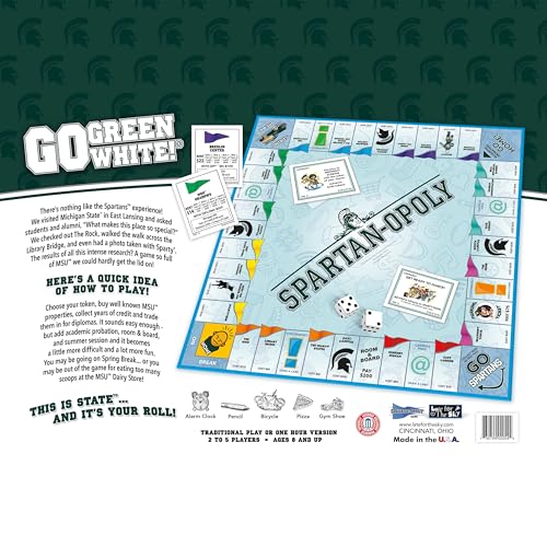 Juego de Mesa Spartanopoly Michigan State University miniatura 5