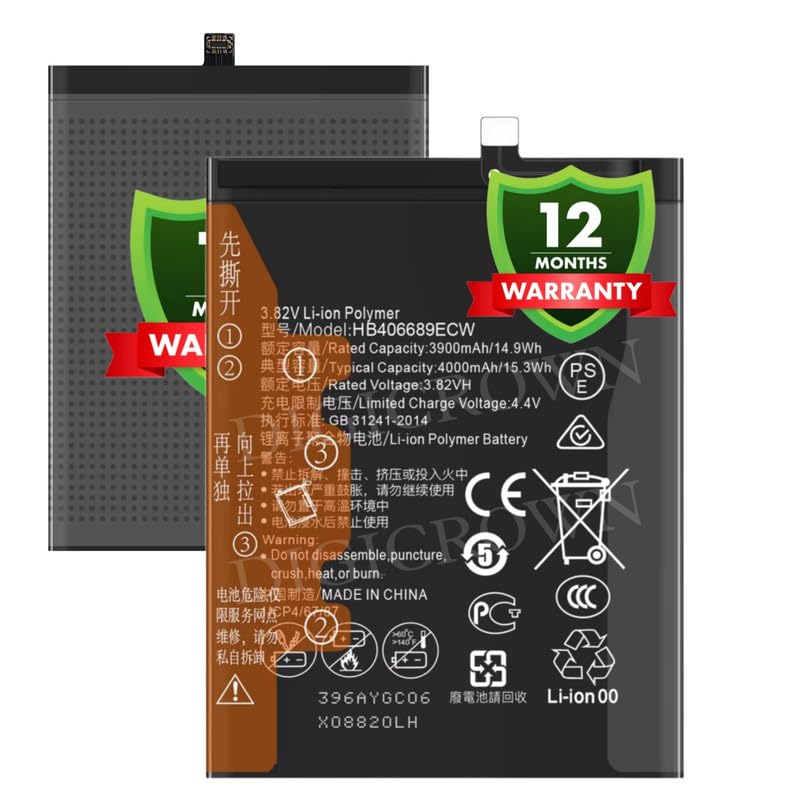 Original HB406689ECW Battery Compatible for Huawei Y9 Prime 2019 (STK-L21, STK-L22, STK-LX3) - (4000mAh) - 1 Year Warranty-picture-20