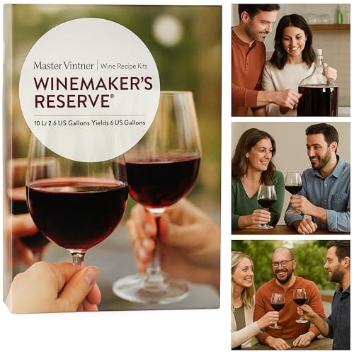 Image of Master Vintner Winemaker's Reserve Rose Zinfandel Wine Homebrewing Kit, 6G