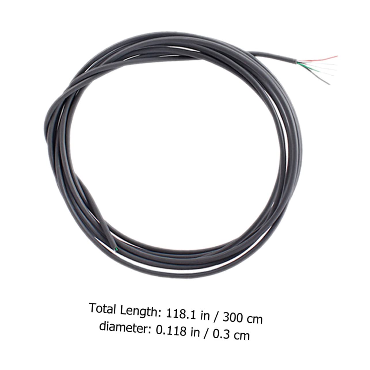 Holibanna Conductor Shielded Wire for Guitar Circuit Wiring Durable Insulated Cable for Noise Reduction and Soundproofing Long Wiring Runs