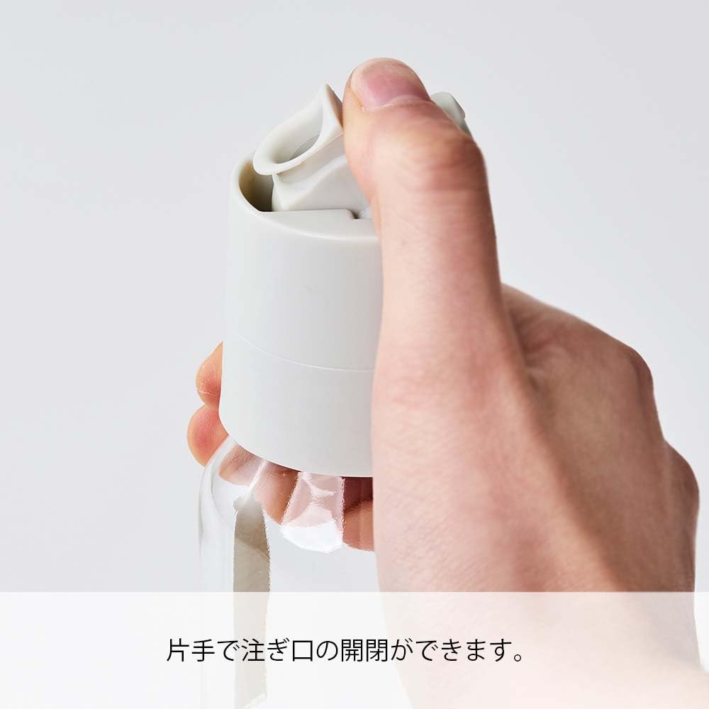 Hario One Touch Dressing Bottle - Pale Grey -3 Hario One Touch Dressing Bottle - Pale Grey -3