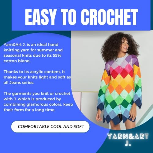 Image of 30 Balls YarnArt Soft Cotton Acrylic Blend Yarn Amigurumi Crochet Knitting