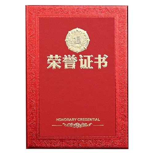 証明書フォルダー防水箔スタンピング優等証明書カバーA4学校企業用挿入