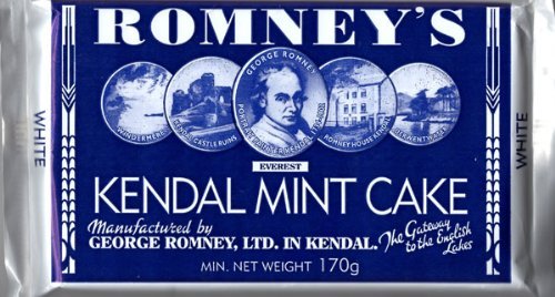 ROMNEY'S OF KENDAL Kendal Mint Cake WHITE 170g / 5.99oz x1
