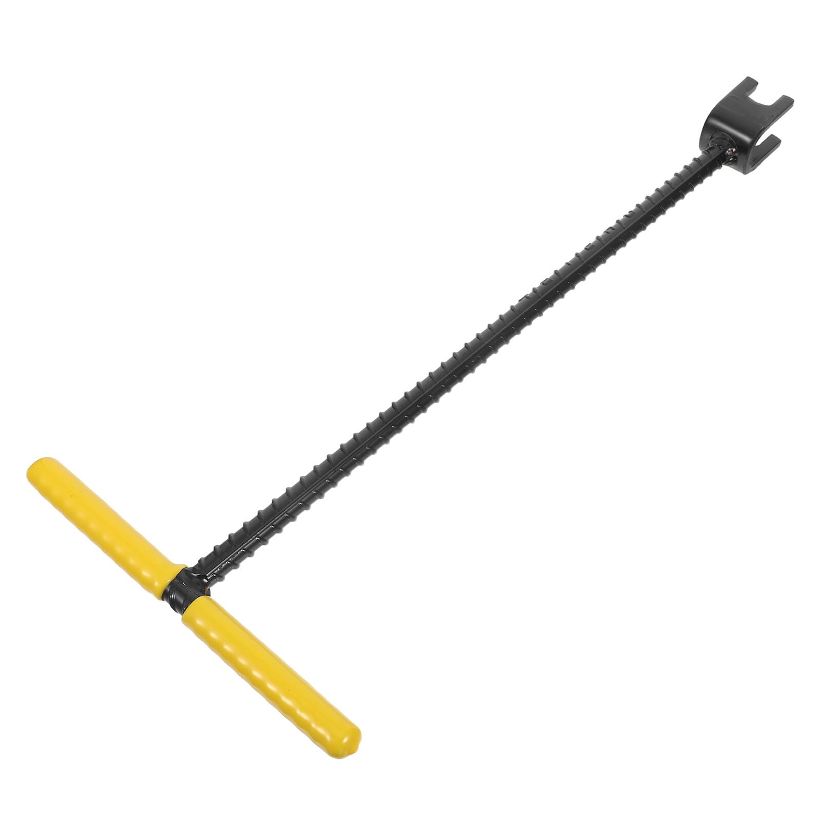 Mipcase Llave para Medidor de Agua 17 Pulgadas con Mango T Acero Inoxidable Resistente al Desgaste Herramienta Multifunción para Válvulas de Agua y Gas Uso Doméstico y Plomería