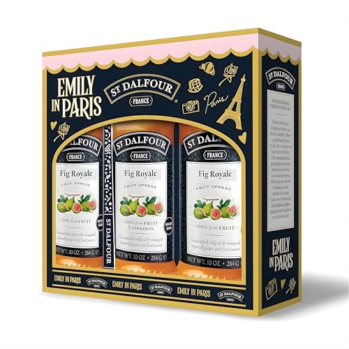 St Dalfour Emily in Paris Mermelada de higo, 284g, Pack de 3, sin azúcar añadido, 100% fruta