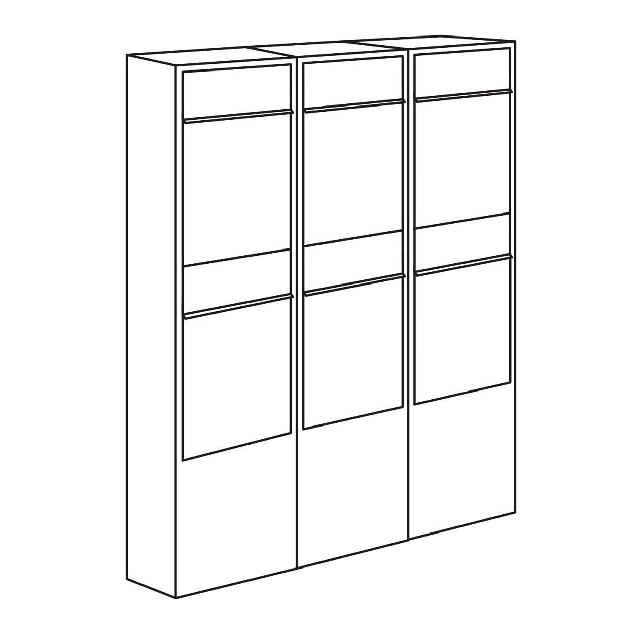 Buzón Anlage, diseño Buzón Big Box for Two Negro, Buzón de Correos – bravios