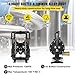 VEVOR Air-Operated Double Diaphragm Pump, 2 inch Inlet & Outlet, Aluminum Alloy Body, 158.4 GPM & Max 120PSI, Nitrile Diaphragm Transfer Pump for Petroleum, Diesel, Oil and Low Viscosity Fluids
