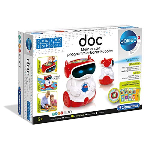 Preisvergleich Produktbild Clementoni 59027 - Galileo Science - doc, Mein erster programmierbarer Roboter