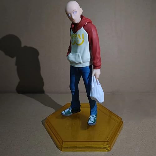 Miniatura 6 de QAHEART 2 figuras de Saitama, combinación de estatua de anime, escultura de modelo, figura de manga de dibujos animados, regalos de Navidad