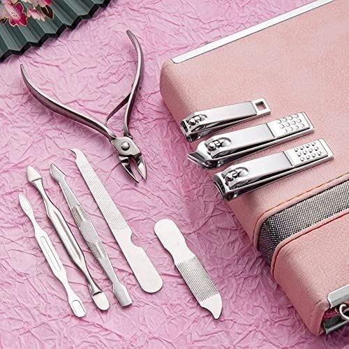 Zestaw do manicure pedicure profesjonalny zestaw do pielęgnacji stóp 26 sztuk Zestaw do manicure Obcinacz do paznokci ze stali nierdzewnej Szczypce do skórek Narzędzie do pielęgnacji pedicure Martwa s