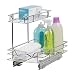 Slide Out Cabinet Organizer - 11"W x 18"D x 14-1/2"H, Requires At Least 12" Cabinet Opening - Kitchen Cabinet Pull Out Two Tier Roll Out Sliding Shelves & Storage Organizer for Extra Storage