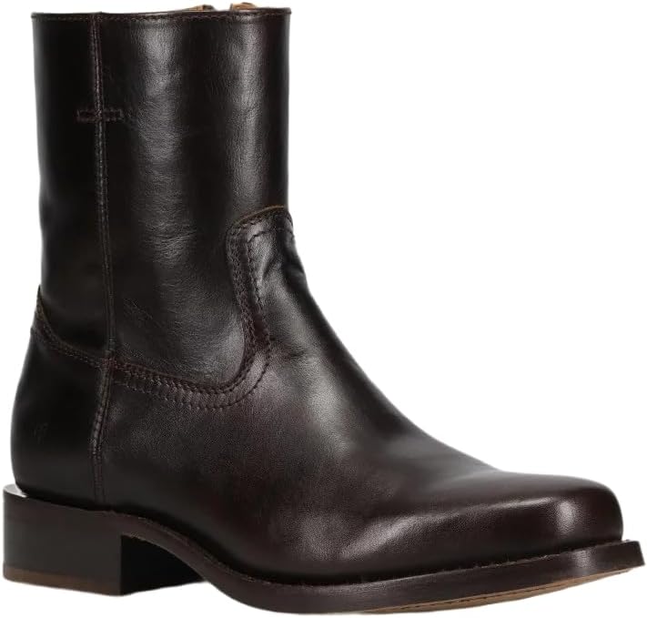 Campus Inside Zip Men's Leather Boots, Classic Style, Durable Construction, Comfortable Fit
