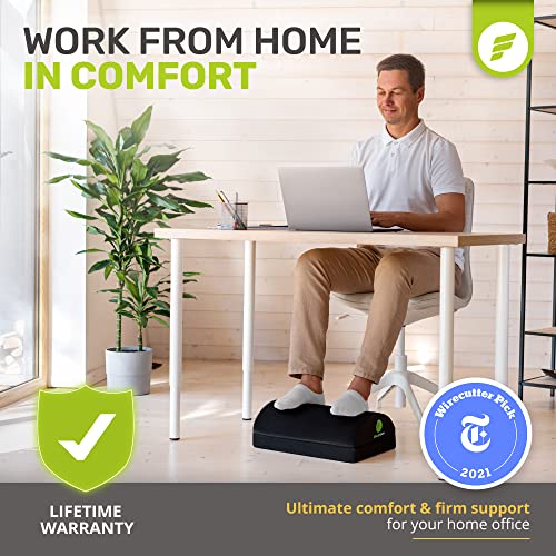 ErgoFoam-Adjustable-Foot-Rest-Under-Desk-for-Added-Height-Large-Premium-Velvet-Soft-Foam-Footrest-for-Desk-Most-Comfortable-Desk-Foot-Rest-in-The-World-for-Back-Lumbar-Knee-Pain-Black