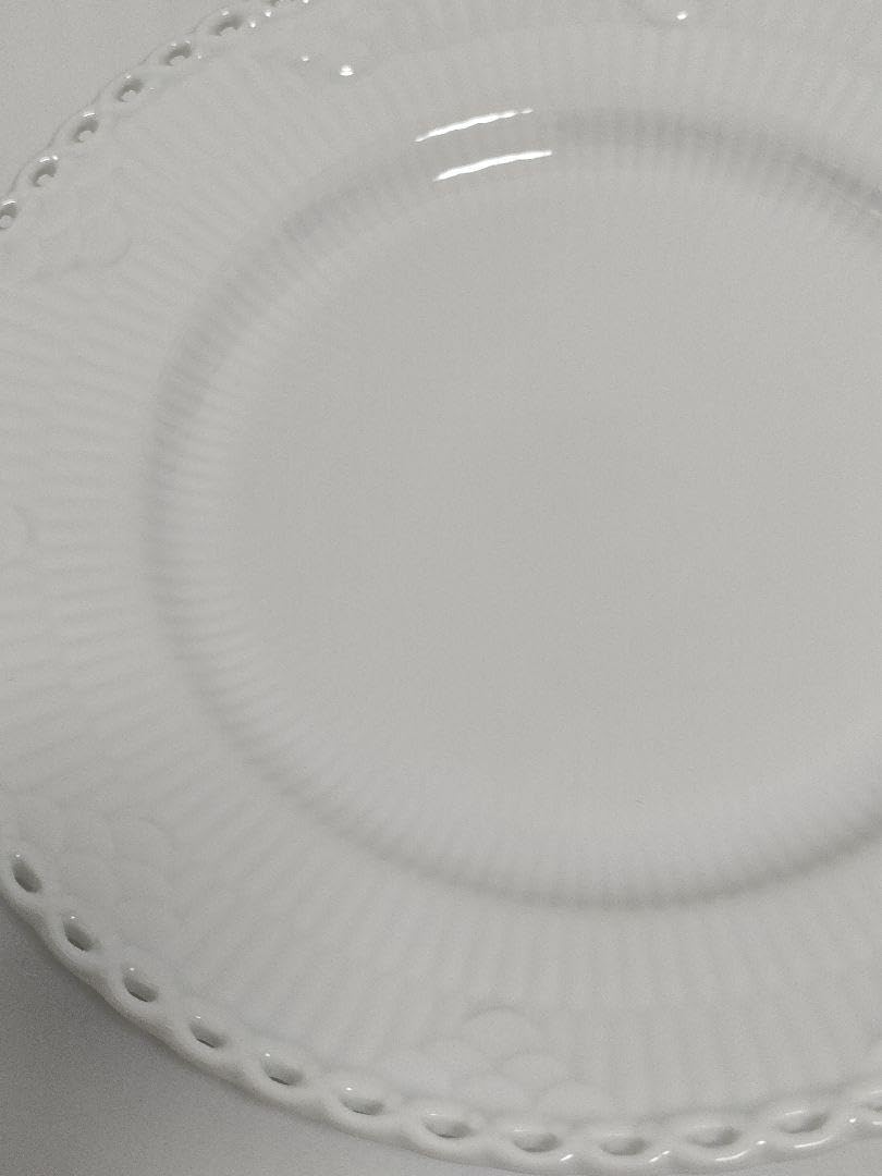 ロイヤルコペンハーゲン ホワイトフルーテッド フルレース 17㎝プレート2枚 ロイヤルコペンハーゲン（Royal Copenhagen） ホワイト
